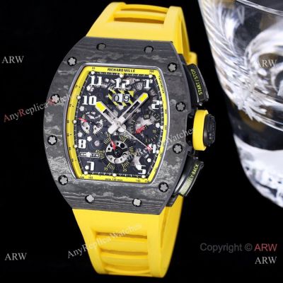 Swiss Copy Richard Mille RM011-fm Watch Carbon NTPT Self winding